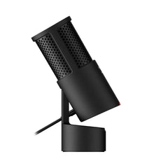 Black SoloCast 2 microphone on a white background